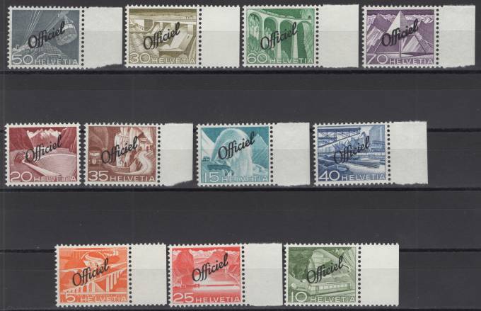 Швейцария - кат. №D64-D74