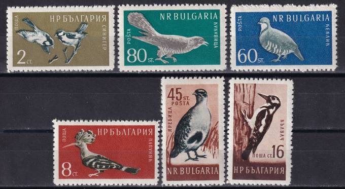 Болгария - кат. №1116-1121
