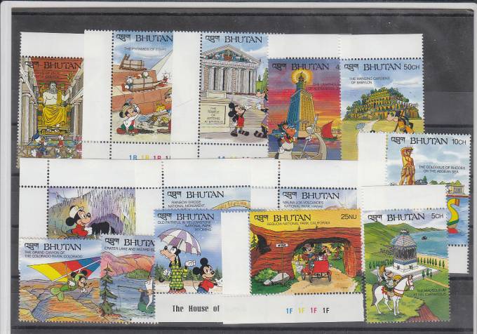 (WD_Bhu_1380-1393(3) Марки Bhutan №1380-93