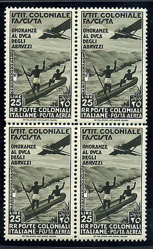 ItlKolon_75_kvart(Итальянские колонии.1934.№75квартблок.**,Идеальное кач.)