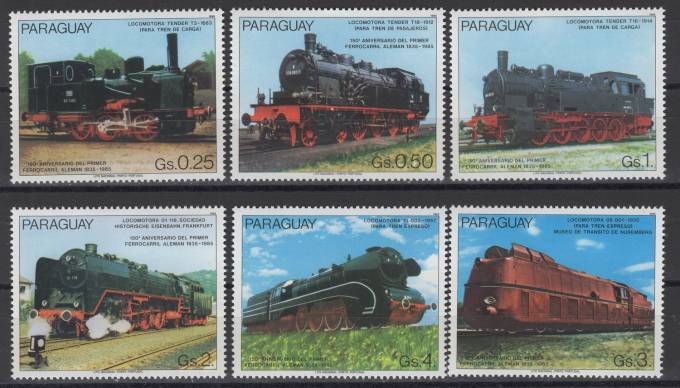 Парагвай - кат. №3898-3904