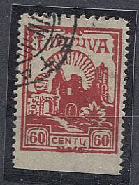(StampLietuvos_242D(1) №242D, гаш. зуб.11:14 1/2, пропуск перф.