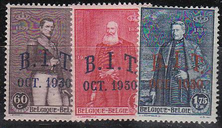 (Belgie_stamp_0288-290(1) Бельгия №288-290 **