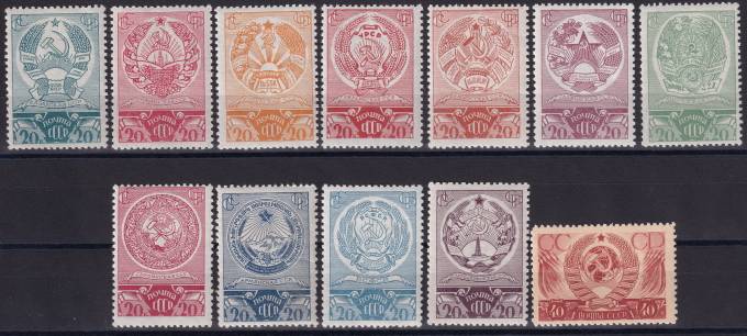 СССР - кат. Заг. №504-514,481