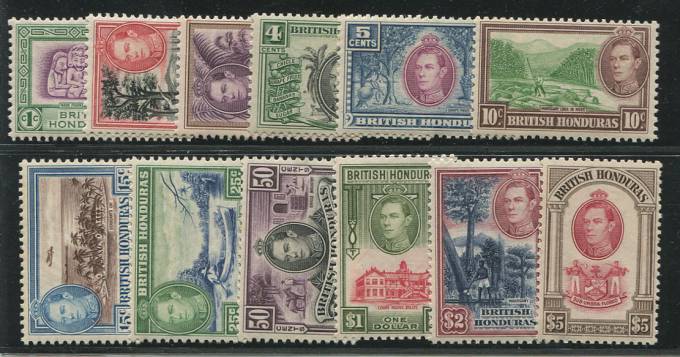 (Kolony_BritishHonduras_150-161(1) Каталог №150-161 **