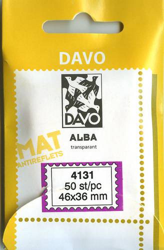 Клеммташе DAVO прозрачные 46 х 36 мм (уп 50 шт) (А4131(1))