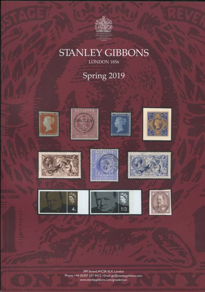 Stanley Gibbons - каталог аукциона - весна 2019