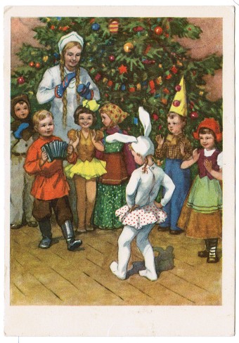 (NewYear-1955_SH04311) С Новым годом! ИЗОГИЗ 1955 г.