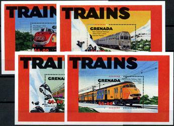 Гренада(Grenada_train_565-66) Марки паровозы BL №565-66+571-72