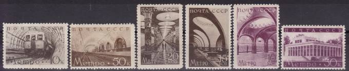 (S00547-552(10)  СССР Кат. №№547-552 *