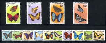 (Guyana_542-52(1) Бабочки. Каталог №542-552+573-75 **