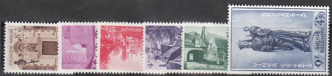 (Belgie_stamp_0995-1000(1) Бельгия  №995-1000**