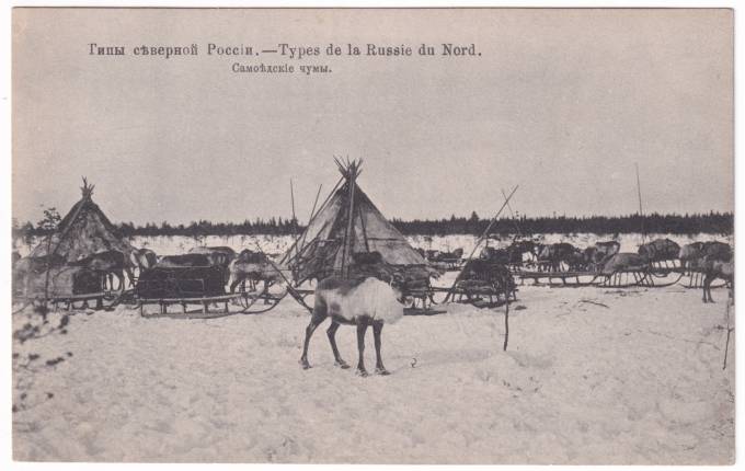 Типы северной России - Самоедские чумы