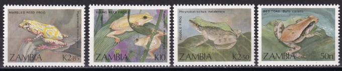 Замбия - кат. №470-473
