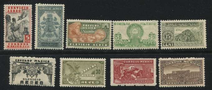   Авиация Мексика №854-862 