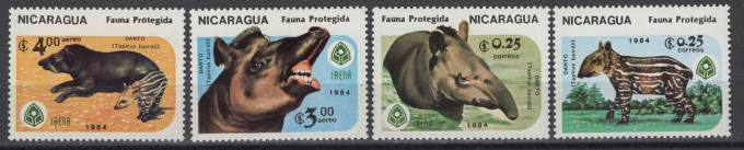 Никарагуа - кат. №2549-2552