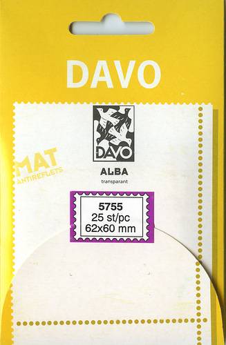 Клеммташе DAVO прозрачные 62 х 60 мм (уп 25 шт) (А5755(2))