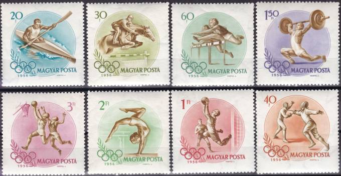 Серия - Олимпиада 1956 г. В Мельбурне