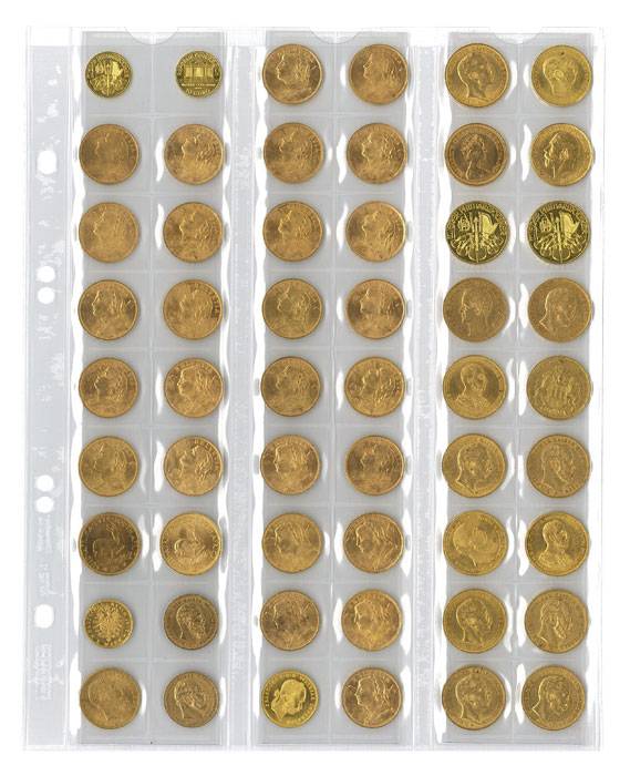 (MU54)Листы "UNIVERSAL" для 54 монет до 20 мм   