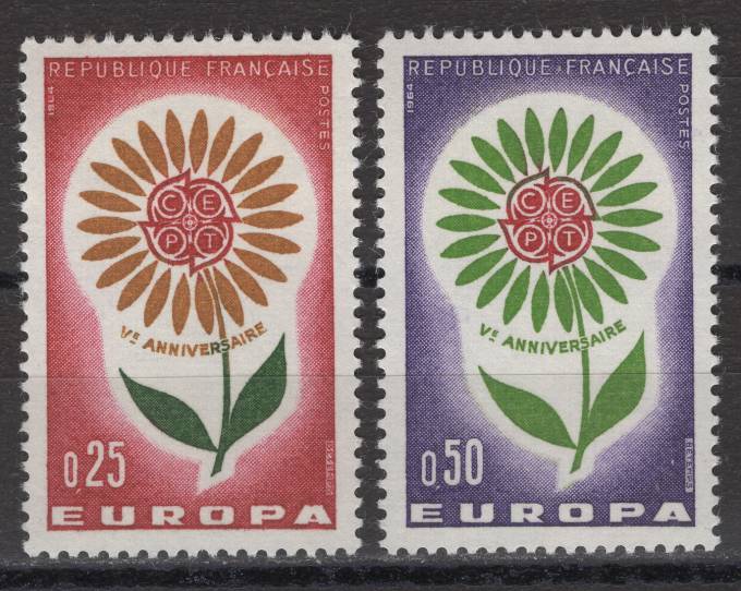 Франция - кат. №1490-1491