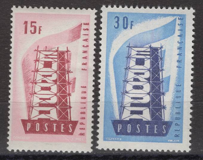 Франция - кат. №1104-1105