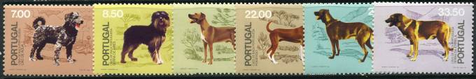 (Dogs stamp_090(1) Марки собаки №1522-27 