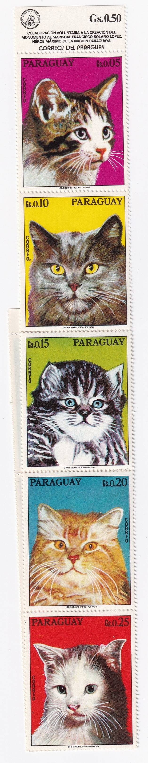 Парагвай - кат. №2765-2772