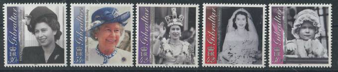 (Gibraltar_stamp_0966-970(2) Гибралтар №966-970 **