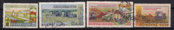 СССР - кат. Заг. №1707-1710