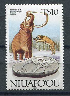 (Dinozavr_nabor_183(1) Набор марок Динозавры. Niuafo`ou