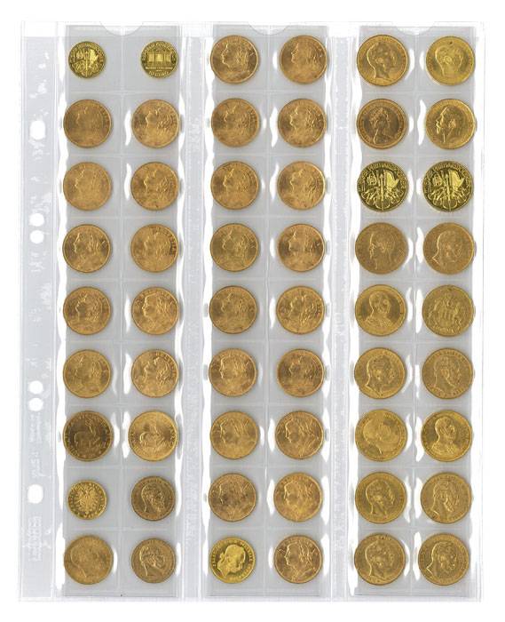 (MU54)Листы "UNIVERSAL" для 54 монет до 20 мм  