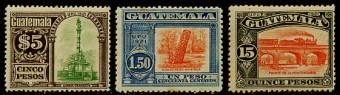 Гватемала(Guatemala_train_163-65(1) Марки паровозы №173-75 