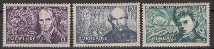 Франция - кат. №926-928
