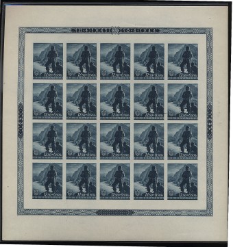 Kroatien_158-160-L(1) Хорватия. 1944 г.№158-160, м.листы.,**, ид.кач.