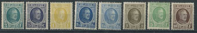(Belgie_stamp_0210-217(1) Бельгия  №210-217**