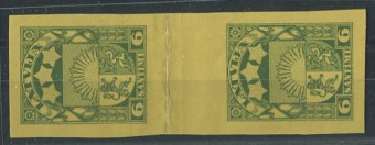(StampLatvija_103(2) Кат. №103 б/з гатер пара