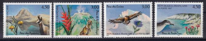 Франция - кат. №3197-3200