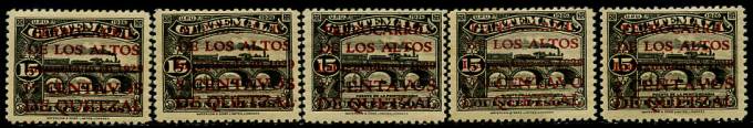 Гватемала(Guatemala_train_240-44(1) Марки паровозы №240-44 * 