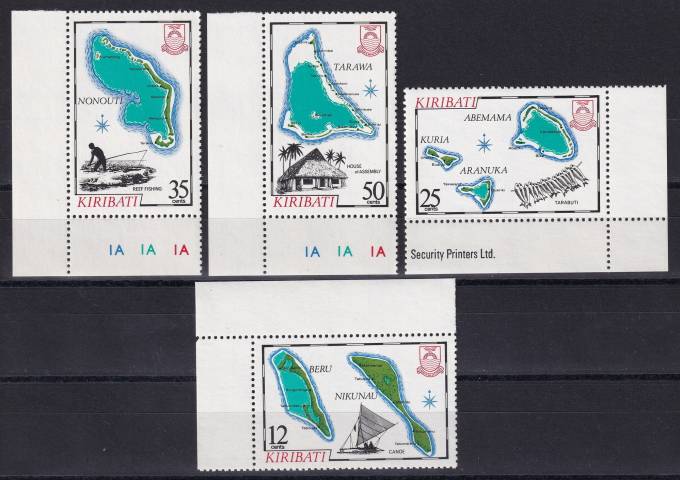 Кирибати - кат. №421-424