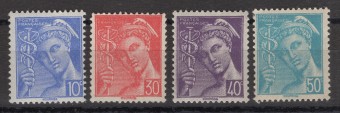 Франция - кат. №557-560