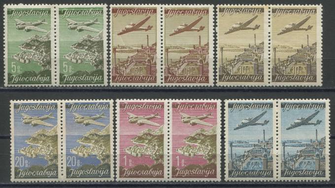 Югославия - кат. Mich. №515I-520I,515II-520II