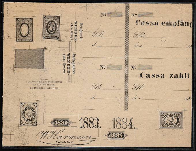 (Wenden_Stamps_00(1) Венден. Пробные типографские отпечатки марок.