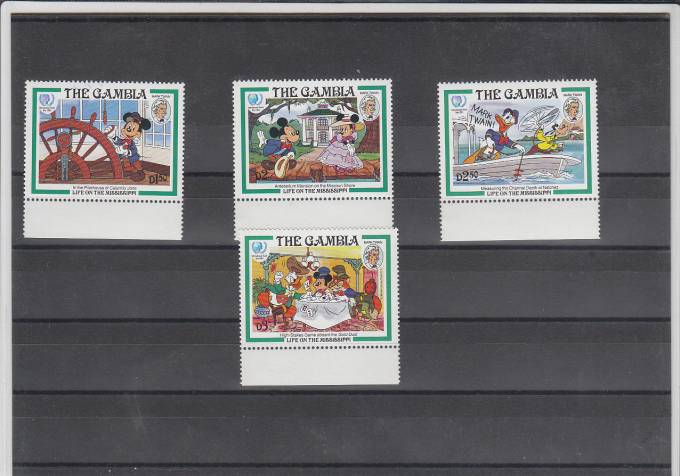 (WD_Gam_0566-569(3) Марки Gambia №566-569