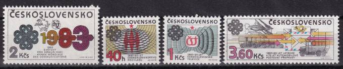 Чехословакия - кат. №2705-2708