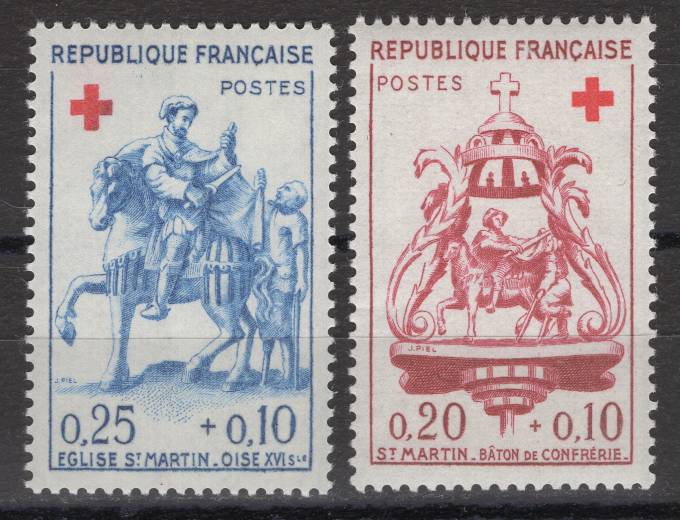 Франция - кат. №1329-1330