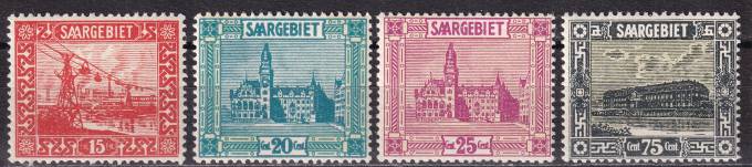 Германия - Саар - кат. №98-101