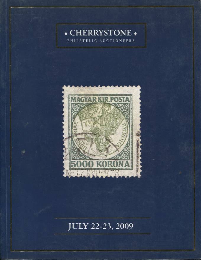 Cherrystone - каталог аукциона - 22-23 июля 2009 - Марки и ПО всего мира