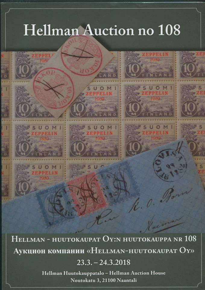 Hellman Auction - каталог аукциона - №108, 23-24.03.2018