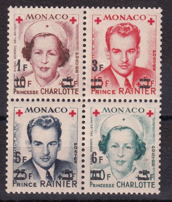 Монако - кат. №451-454