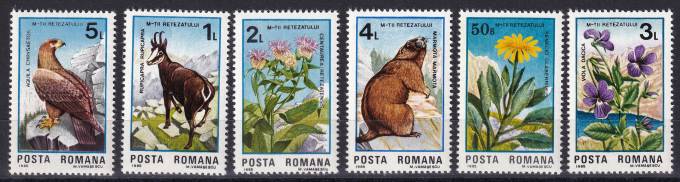 Румыния - кат. №4172-4177